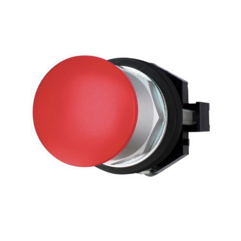 EATON Cutler-Hammer Series HT8CBR HT800 Oiltight/Watertight Non-Illuminated Push-Pull Operator, 40 mm, 2 Positions, Red