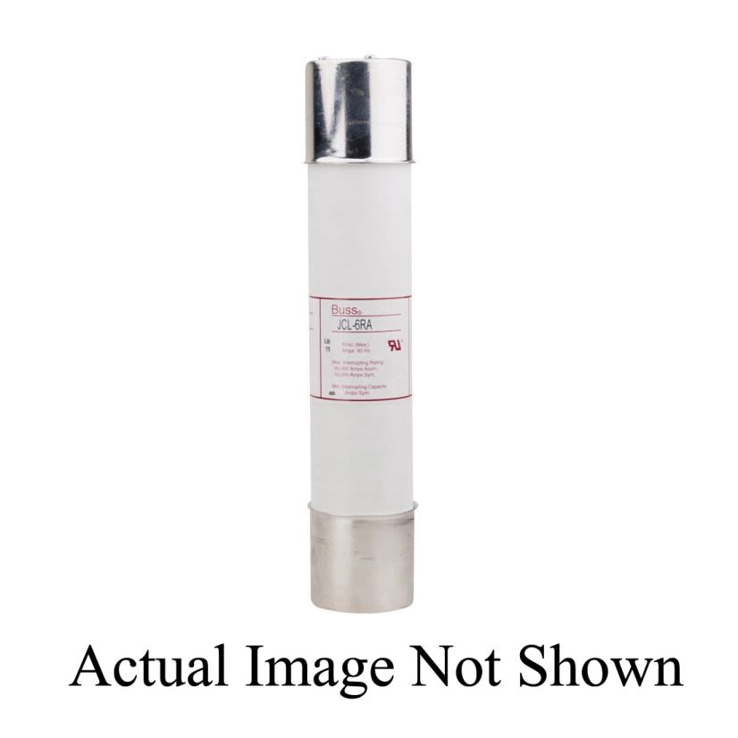 EATON Bussmann Series JCK-4R Current Limiting Medium Voltage Fuse, 130 A, 2.54 kV, 80 kA, 320 A to 50 kA, Class R, Cartridge Body