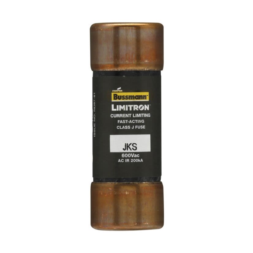 Bussmann Limitron JKS-6 Current Limiting Fast Acting Fuse, 6 A, 600 V, 200 kAIC Interrupt, J Class, Cylindrical Body