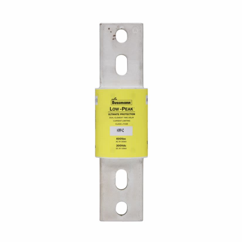 EATON Bussmann Series Low-Peak™ KRP-C-1600SP Current Limiting Time Delay Fuse, 1600 A, 600 VAC/300 VDC, 300/100 kA, Class L, Cartridge Body