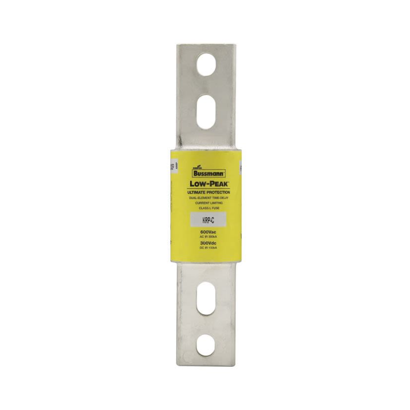 EATON Bussmann Series Low-Peak™ KRP-C-2000SP Current Limiting Time Delay Fuse, 2000 A, 600 VAC/300 VDC, 300/100 kA, Class L, Cartridge Body