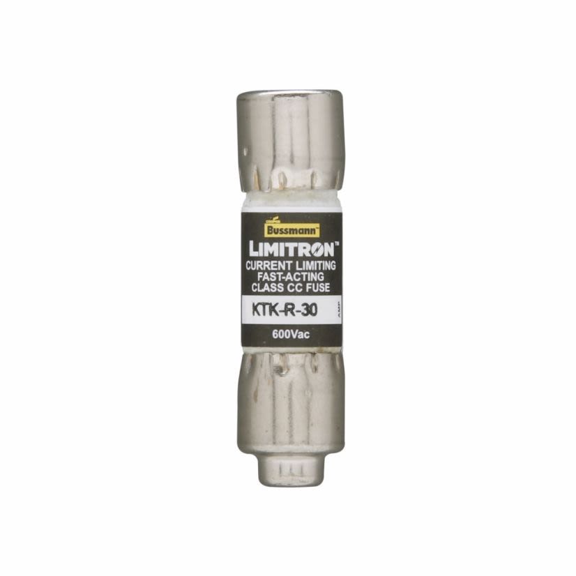 EATON Bussmann Series Limitron™ KTK-R-15 KTK-R Fast Acting Fuse, 15 A, 600 VAC, 200 Ka Interrupt, CC Class, Cylindrical Body