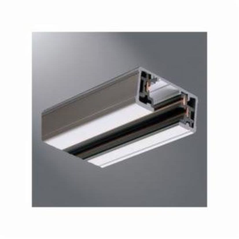 Cooper Lighting HALO PowerTrac™ L652P Ceiling Mount Single Circuit Track, 94-1/4 in L x 1-3/4 in W, Aluminum