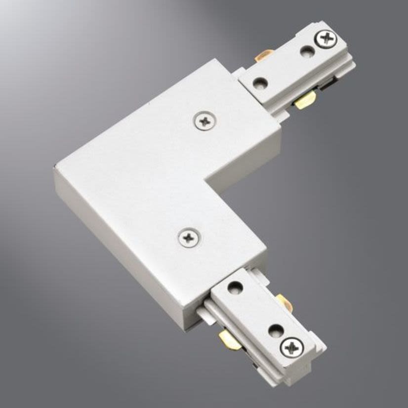 Cooper Lighting HALO PowerTrac™ L904P Type L Track Lighting Connector, 1 Circuit, 5.201 in L x 4.301 in W, Polycarbonate
