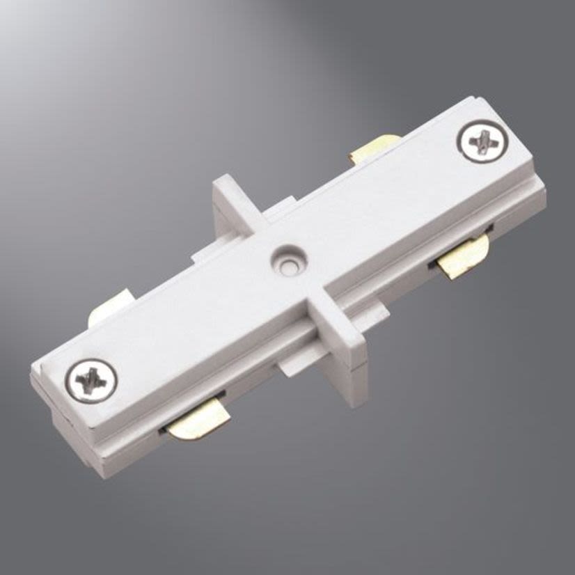 Cooper Lighting HALO PowerTrac™ L908P Mini Joiner Push-In Single Track Lighting Connector, 1 Circuit, 5.201 in L x 4.301 in W, Polycarbonate