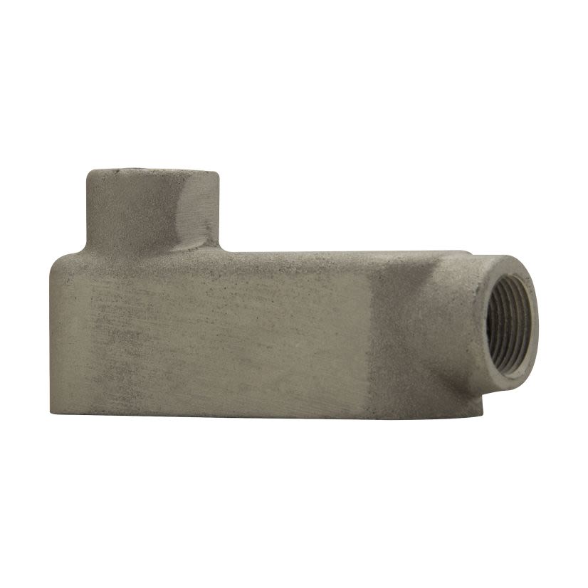 Crouse-Hinds Condulet LB29 Type LB Conduit Outlet Body, 3/4 in Hub, Mark 9 Form, 8 cu-in Capacity, Copper-Free Aluminum, Natural