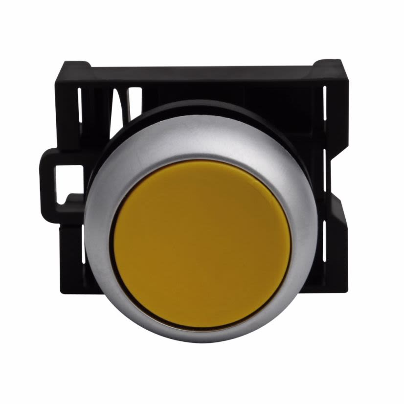 EATON RMQ-Titan M22-D-Y Modular Non-Illuminated Pushbutton Operator, 22.5 mm, Yellow