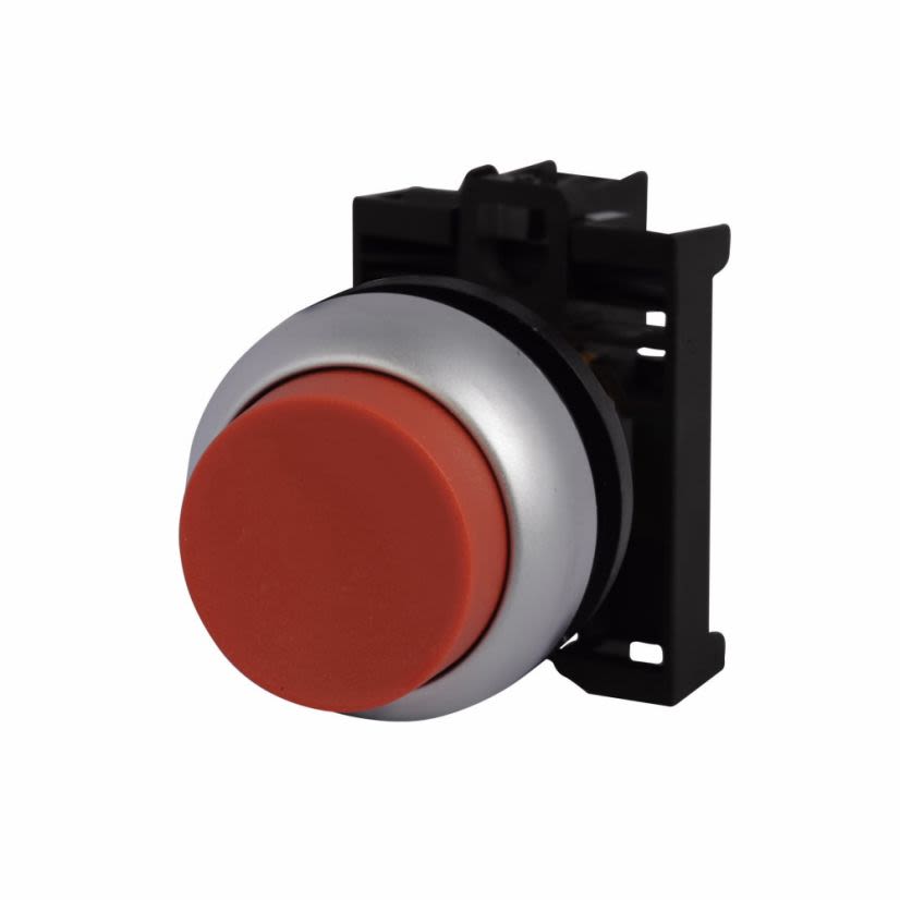 EATON RMQ-Titan M22-DH-R-K10 Modular Non-Illuminated Pushbutton, 22.5 mm, 1NO Contact, Red