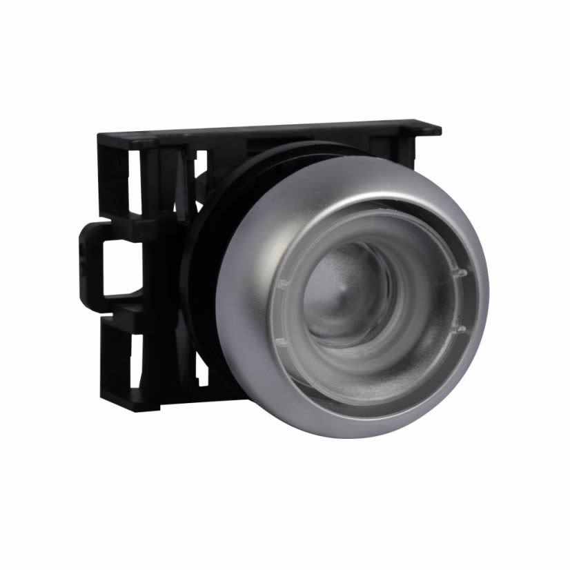 EATON Cutler-Hammer Series RMQ-Titan® M22-DL-X Modular Illuminated Pushbutton Operator, 22.5 mm, Flush Button Operator, Momentary Contact