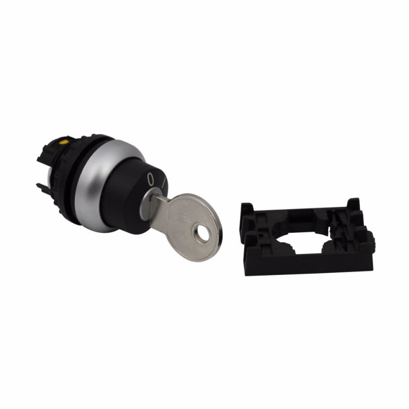 EATON Cutler-Hammer Series M22-WRS-A1 Modular Non-Illuminated Selector Switch Operator, 22.5 mm, 2 Positions, Black