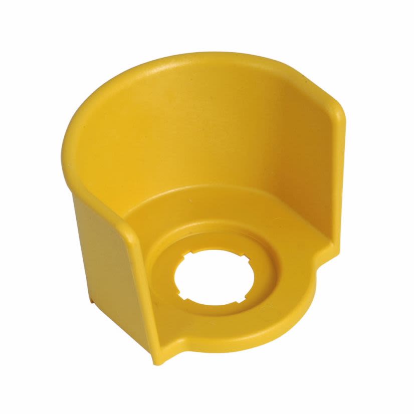 EATON Cutler-Hammer Series M22-XGPV Guard Ring, For Use WithM22 Series Emergency Stop Switch, 22.5 mm, Yellow