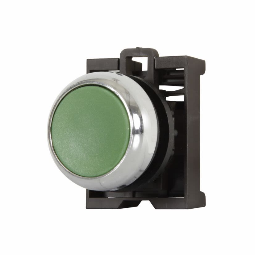 EATON M22M-D-G M22 M22 Operator Non-Illuminated Pushbutton, 22.5 mm, NO Contact