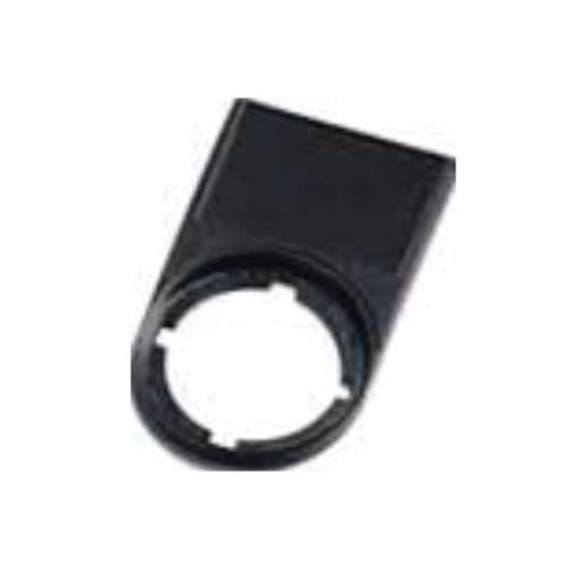 EATON Cutler-Hammer Series M22S-ST-X Legend Plate Holder With Shunt Trip, For Use With M22 Series 22.5 mm Modular Pushbutton Switch, IP66, NEMA 4X/13 Enclosure Rating, Plastic, Black
