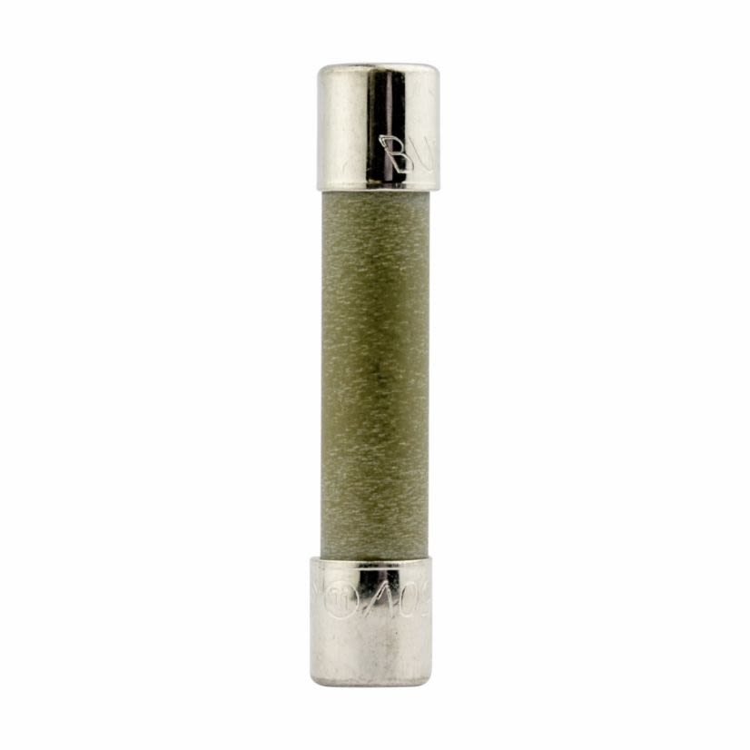 Bussmann MDA-3/4-R Small Dimension Time Delay Fuse With Nickel Plated Brass End Caps, 3/4 A, 250 V AC, 35 A/10 kA Interrupt, Cylindrical Body