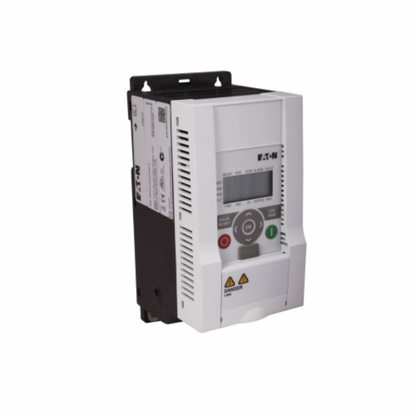 EATON Cutler-Hammer Series MMX11AA1D7N0-0 M-Max™ 1-Phase Sensorless Vector Adjustable Frequency Drive With Trip Unit, 100/120/230 VAC, 1.7/9.2 A, 1/4 hp, 7.68 in W x 3.54 in D