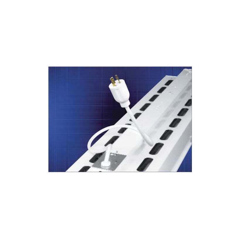 Cooper Lighting Metalux® MPC6-120-515P Modular Lighting Power Cord, 6 ft L, For Use With HBL Series High Bay Industrial Open Luminaire and F-Bay Power Connection