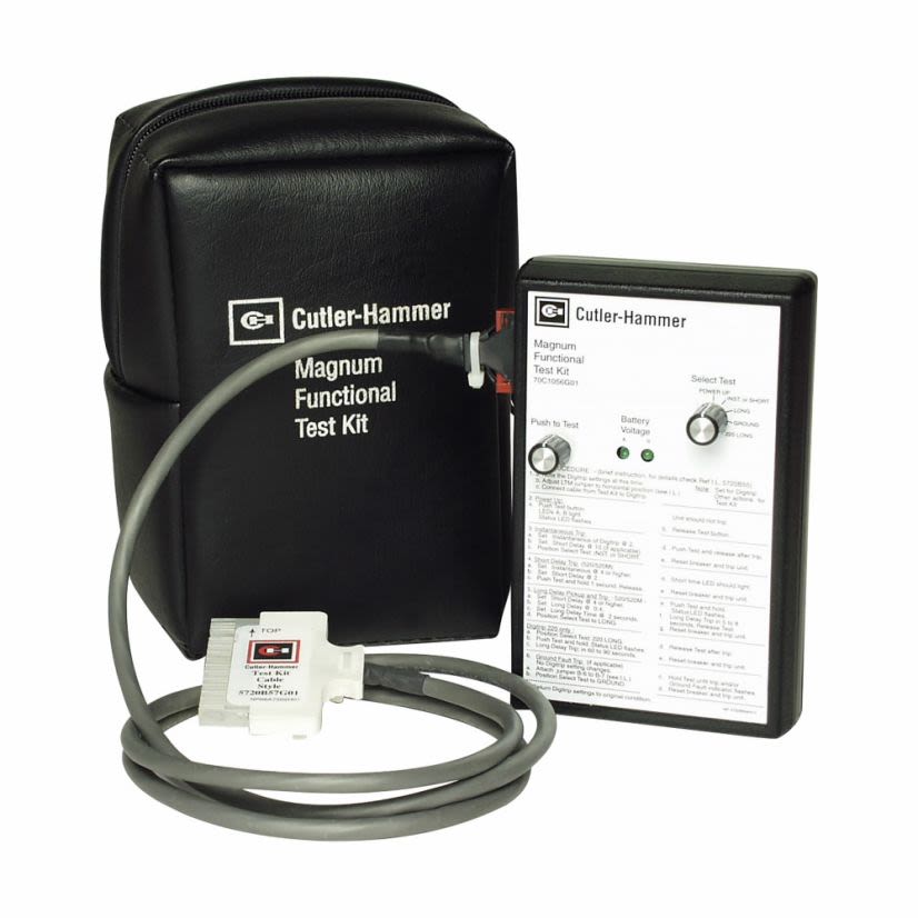Eaton MTST230V Handheld Functional Test Kit, For Use With Magnum Series Low Voltage Power Circuit Breaker and Digitrip™ 520, 520M, 520MC and 1150 Series Trip Unit, 230 VAC
