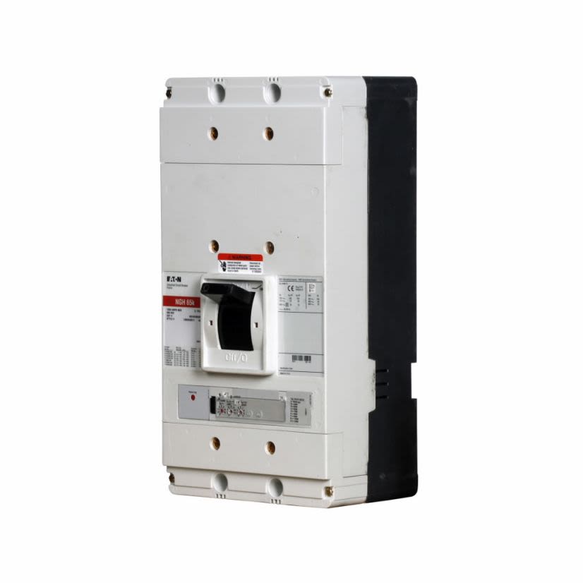 EATON NGH308033E Type NGH High Interrupting Capacity Molded Case Circuit Breaker, 480 V AC, 800 A, 65/100 kA Interrupt, 3 Poles, Electronic Trip