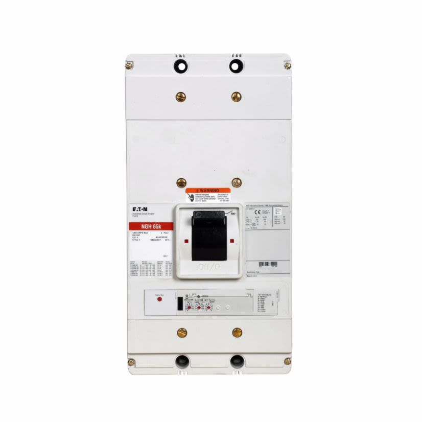EATON NGS312033E Type NGS Molded Case Circuit Breaker, 480 V AC, 1200 A, 50/85 kA Interrupt, 3 Poles, Electronic Trip