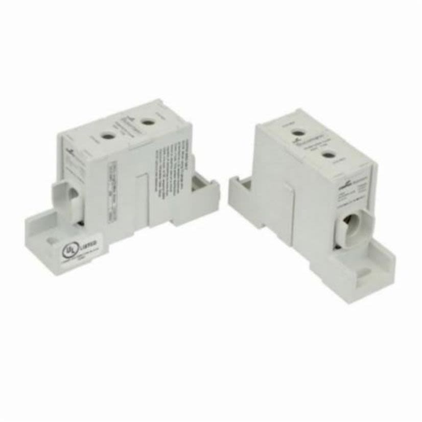 EATON Bussmann Series PDBFS330 Power Distribution Block, 600 VAC/VDC, 380 A, 1 Pole, 6 AWG to 500 kcmil, 14 to 2 AWG, 6 to 2 AWG, 14 to 8 AWG Wire