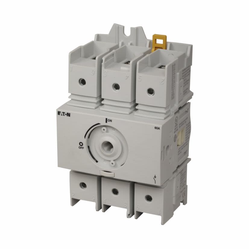 EATON R9C3060U C-Frame Non-Fusible Rotary Disconnect Switch, 600 V AC, 60 A, 50 hp, 52 hp, 3 Poles