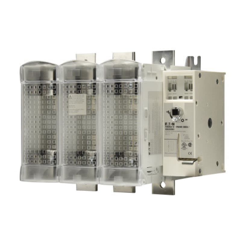 EATON R9N3600FJ Rotary Disconnect Switch Body, 600 V AC, 600 A, 3 Poles