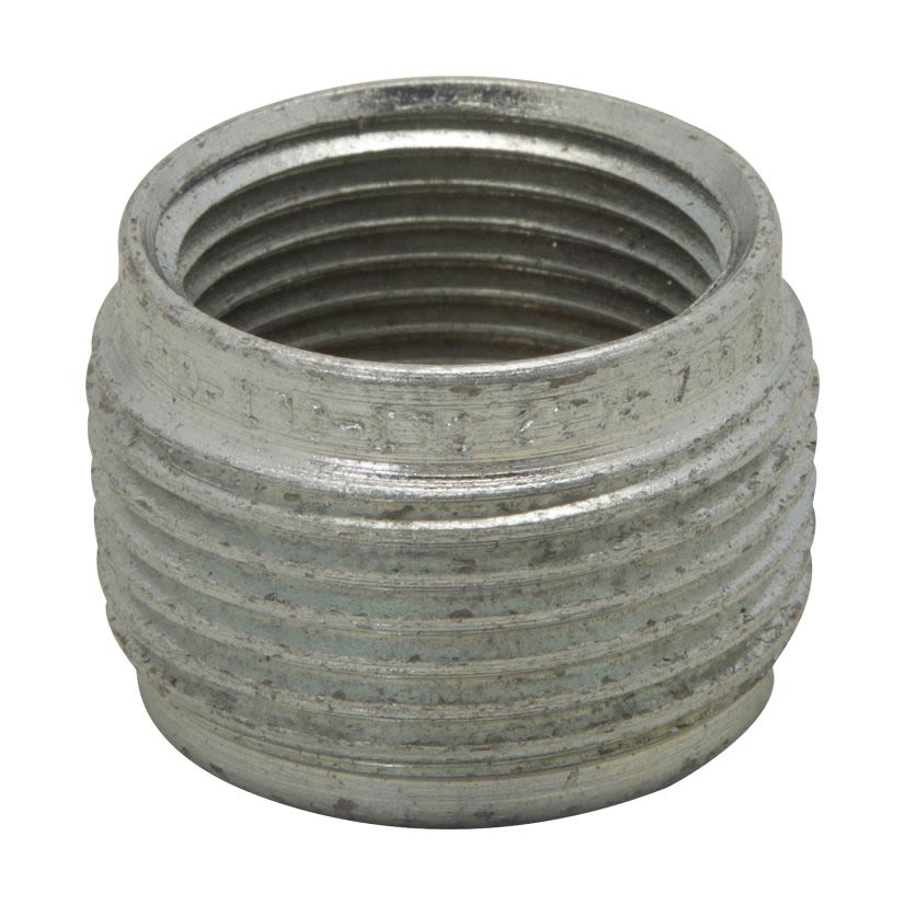 EATON Crouse-Hinds series RE21 reducer, Rigid/IMC, End 1: 3/4 Inch NPT, End 2: 1/2 Inch NPT, Steel