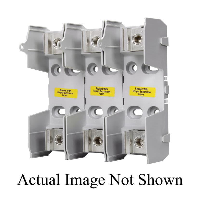 Edison RM25200-3CR RM250 Modular Knife Blade Fuse Block, 250 VAC, 200 A, R Class, 6 AWG to 250 kcmil Wire, 3 Poles