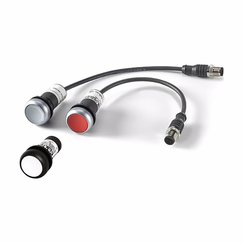 EATON Cutler-Hammer Series RS2-02-C10 RS Series Safety Interlock Switch, Magnetic Reed Switch, Polyamide enclosure, 300 mA max DC, 2 Normally Closed, 300 mA at 24 Vdc, 33 Ft. ( 10m ) Cable, < 10% accuracy, 33 Ft. ( 10m )