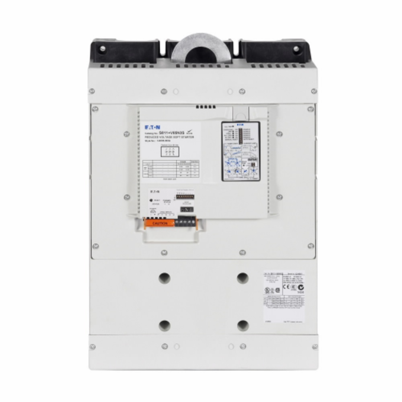 EATON Cutler-Hammer Series S801+V50N3S V-Frame Non-Combination Standard Severe Duty Soft Starter, 21.6/26.4 VAC V Coil, 3 Poles, NEMA 0/IP20 Enclosure