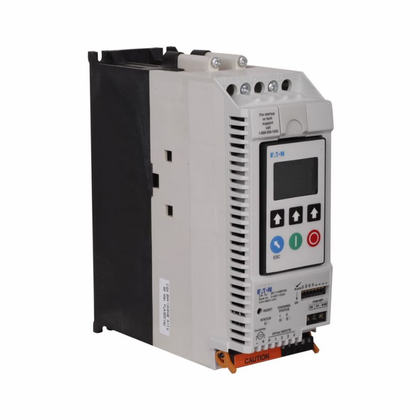 EATON S811+N66P3S S811 N Frame Non-Combination Soft Starter With Digital Interface Module and Heavy Duty Cell, 21.6/26.4 V AC V Coil, 3 Poles, Open Enclosed Enclosure