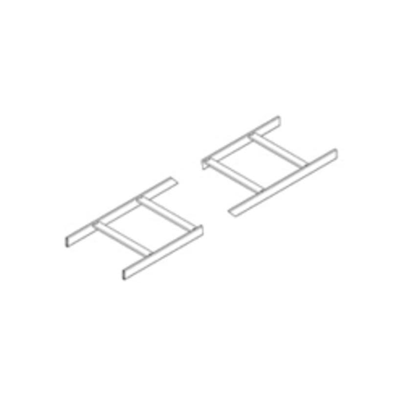 EATON B-Line Series SB17U12BFB Boxed Runway Stringer, 119-1/2 in L x 12 in W, 1-1/2 in H Side Rail, 12 in Rung Spacing, Structural Steel