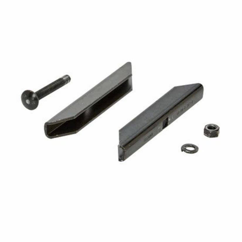 EATON B-Line Series SB2107YZ 1-Piece Single Stringer Butt Splice Clamp Kit, 5 in W, For Use With 1-1/2 in Cable Runway, Structural Steel, Yellow