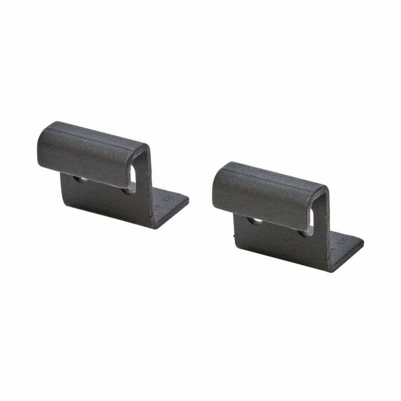 EATON B-Line Series SB2114AFB Runway Hold-Down Clamp Kit, For Use With 1-1/2 in H Cable Runway, 1-1/2 in H x 1-5/8 in W, Structural Steel, Flat Black