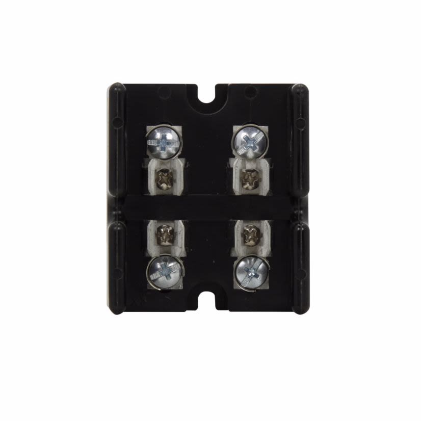 Edison T30030-2SR Open Style Fuse Block, 300 VAC/VDC, 1/2 to 30 A, T Class, 18 to 10 AWG Wire, 2 Poles