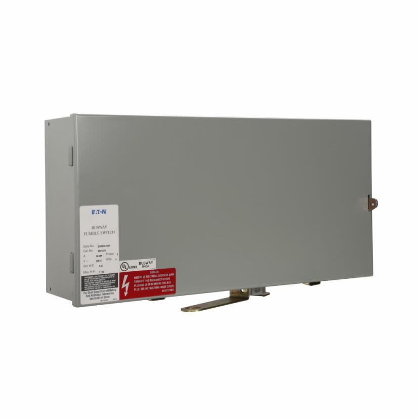 EATON Cutler-Hammer Series TAP362 3-Pole Old Line Fusible Plug-In Unit, 600 VAC, 60 A, 3 Wires