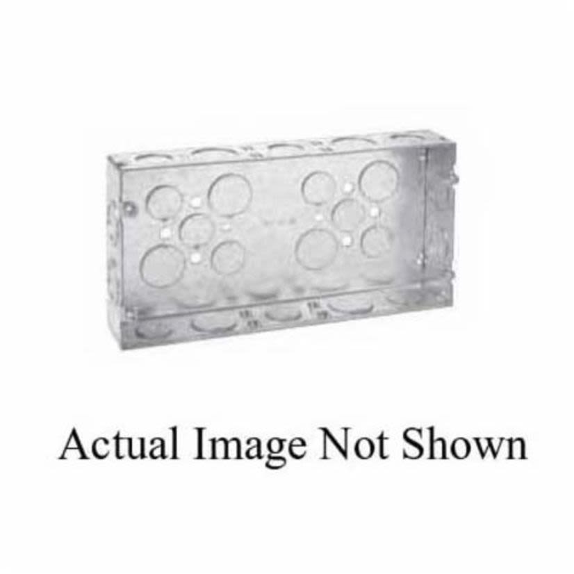 Crouse-Hinds Thepitt TP630 Welded Gang Box, Steel, 58 cu-in Capacity, 3 Gangs, 12 Knockouts