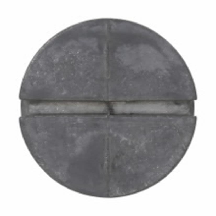 EATON Crouse-Hinds series TP7948 1-Gang Closure Plug, 1 Inch Thread, Die Cast Zinc, Gray