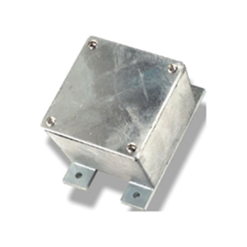 EATON Crouse-Hinds series WAB040404 Heavy Duty Junction Box, 4 in H x 4 in W x 4 in D, Unflanged Cover, NEMA 3/4/12/250 NEMA Rating, Feraloy® Iron Alloy