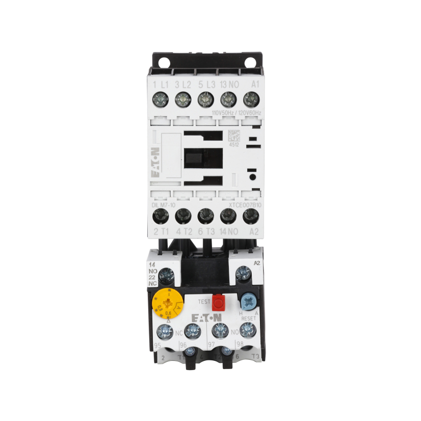 EATON Cutler-Hammer Series XTAE007B10TD3E005 Full Voltage Non-Reversing IEC Electronic Motor Starter, 24 VDC V Coil