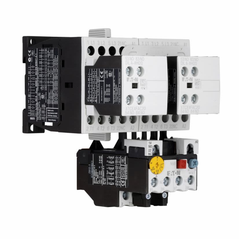 EATON Cutler-Hammer Series XTAR007B21A006 Full Voltage Reversing IEC Electronic Motor Starter, 110/120 VAC V Coil