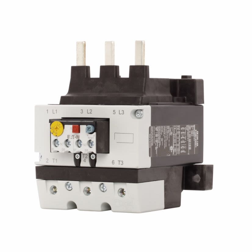 EATON XTOB125GC1 Bi-Metallic Overload Relay, 95 to 125 A, 1NO-1NC 1 Form A/1 Form B Contact
