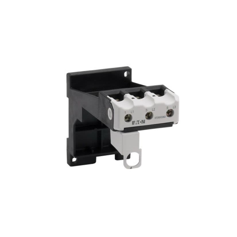 EATON Cutler-Hammer Series XTOBXDINC DIN Rail Contactor Adapter, For Use With XTOB-CC1, XTOB-CC0 600 VAC 32 A Overload Relay and C, D Frame Contactor, Size C/D Frame