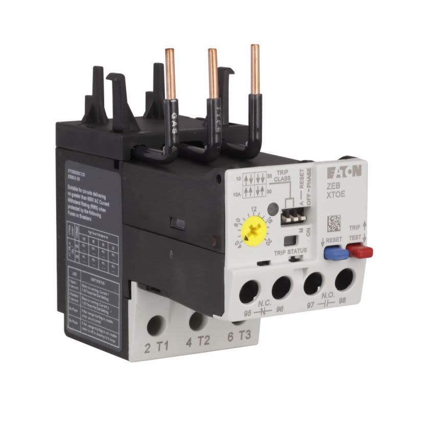 EATON Cutler-Hammer Series XTOE045CCSS Class 10/20/30 Electronic Overload Relay, 9 to 45 A
