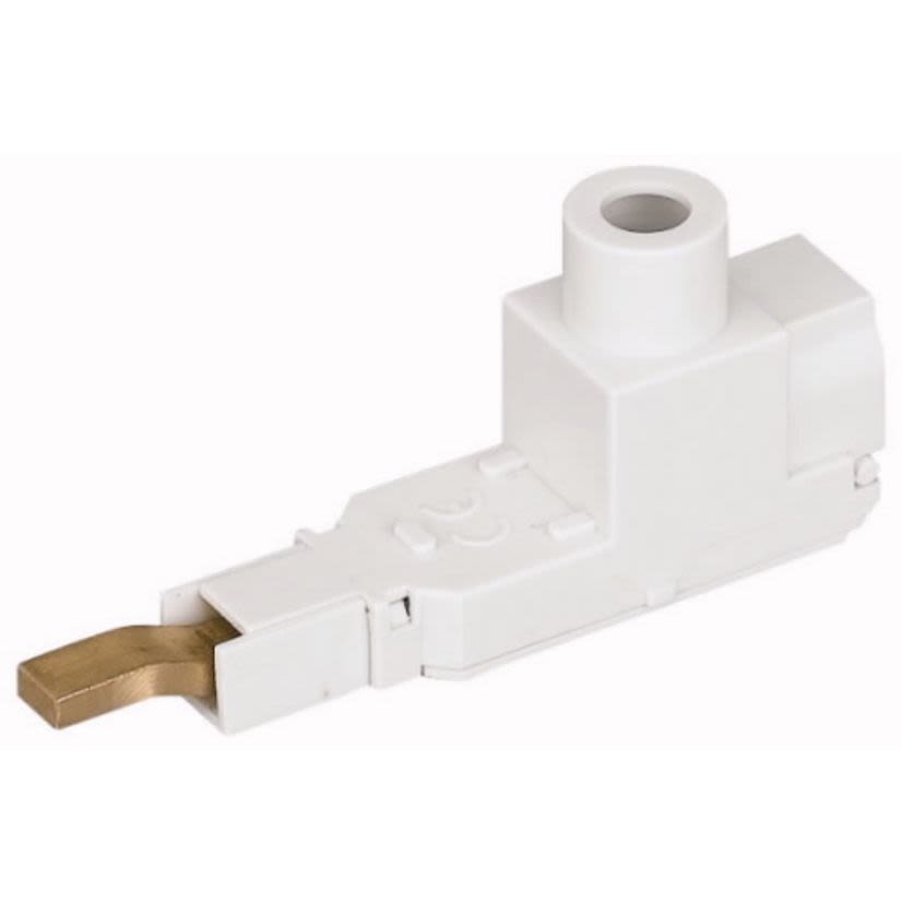 EATON Cutler-Hammer Series Z-EK/35/UL Feed Extension Terminal, 10 to 1/0 AWG, DIN Rail Mount, For Use With 1-Pole Miniature Circuit Breaker