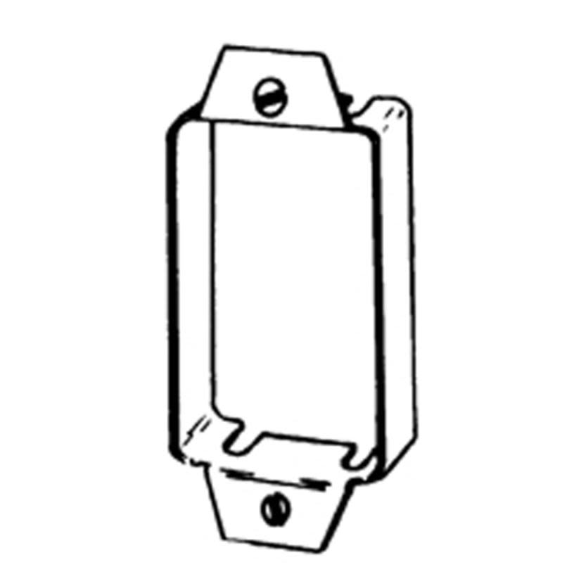Appozgcomm ETP™ 1490 Switch Box Extension, 1 Gang, 7/8 in D, Steel