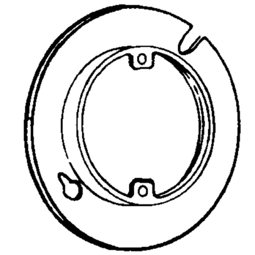 Arlington 8409 Straight Cable Connector With 2.39 in Dia Round End Stop, 3 in Trade, 3 in Knockout, 2.42 to 3.07 in Cable Openings, Die Cast Zinc