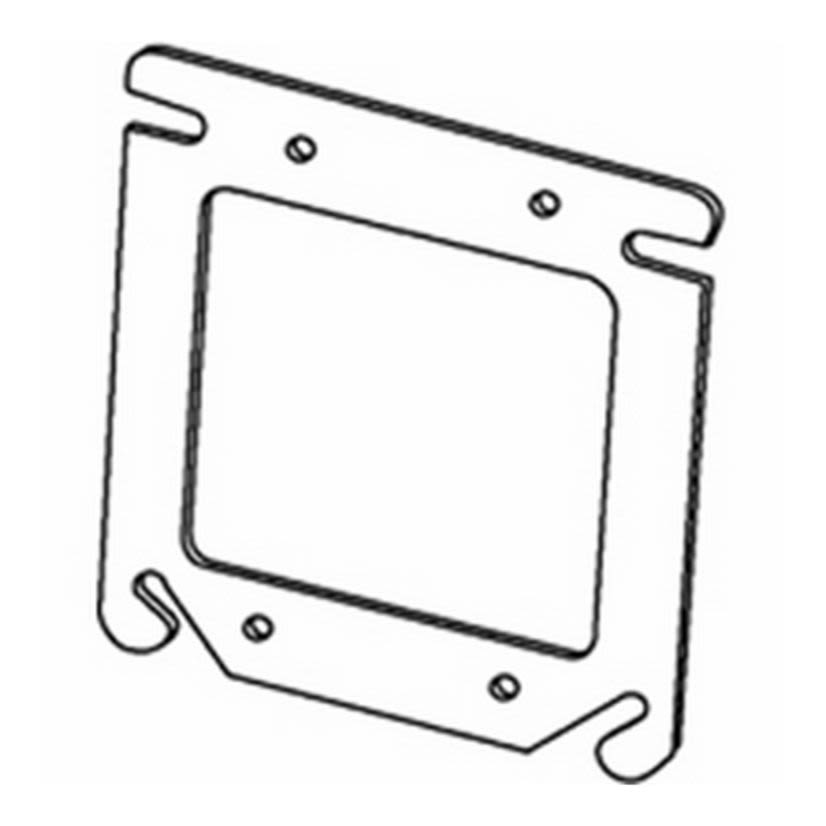 Appleton ETP 8470F Flat Outlet Square Box Cover, 4 in L x 4 in W, Steel