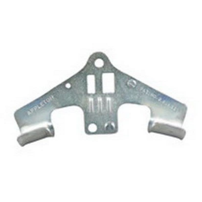 Appleton BD-1A Bus-Drop Cable Clamp, 0.4 to 1.19 in, For Use With Exposed Branch Feeder, Steel, Zinc Plated