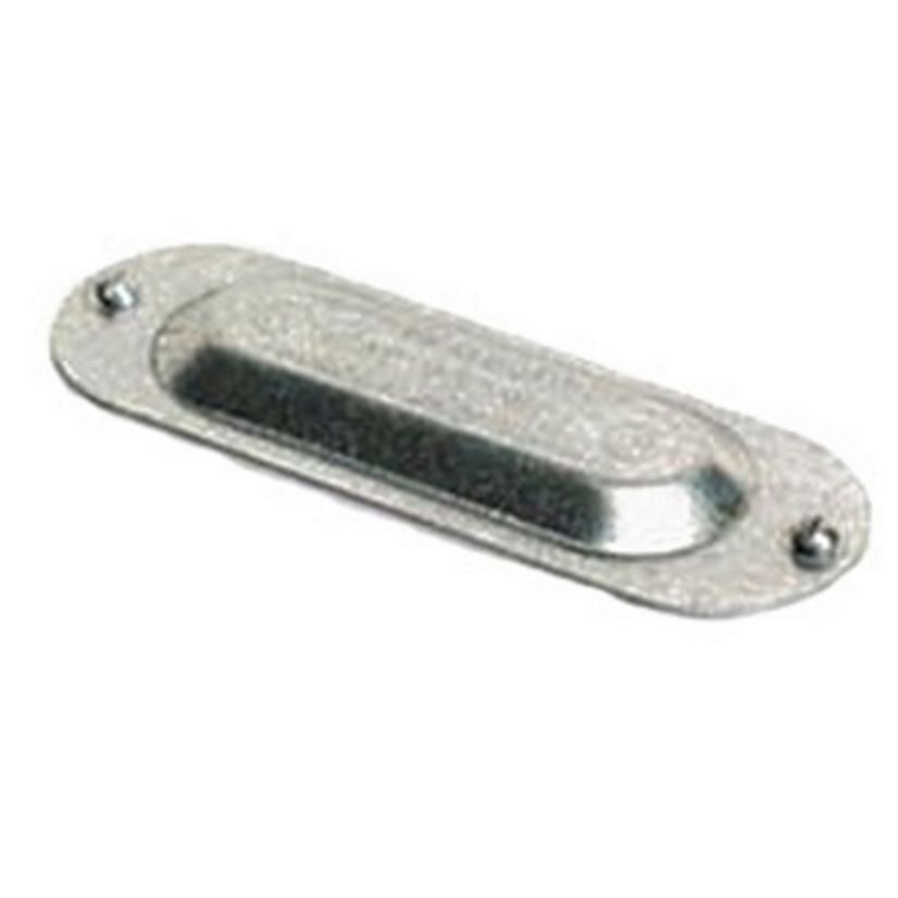Emerson Electric O-Z/Gedney BS125S BS-S Dome Conduit Body Cover, 1-1/4 to 1-1/2 in Hub, For Use With Malleable Iron Conduit Body Opening, Steel, Natural